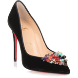 Diva Cora 100 black velvet pump