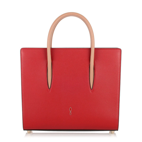 Paloma medium red leather bag