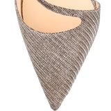 Fliketta 100 grey glitter pump