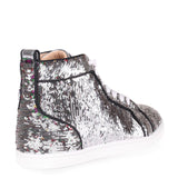 Bip Bip silver sequin sneaker