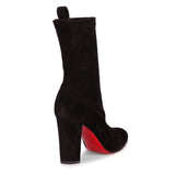 Gena 85 black suede stretch boot