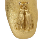 Barry 35 metallic gold leather mules