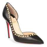 Irishell 100 black leather pumps