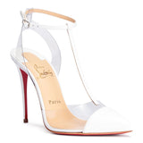 Nosy 100 patent white pumps