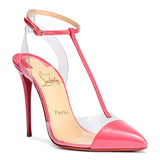 Nosy 100 patent pink pumps