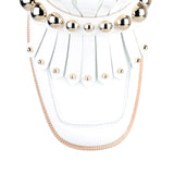 Octavian Mula 35 white patent mule