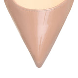 Pigalle Follies 100 beige patent leather pumps