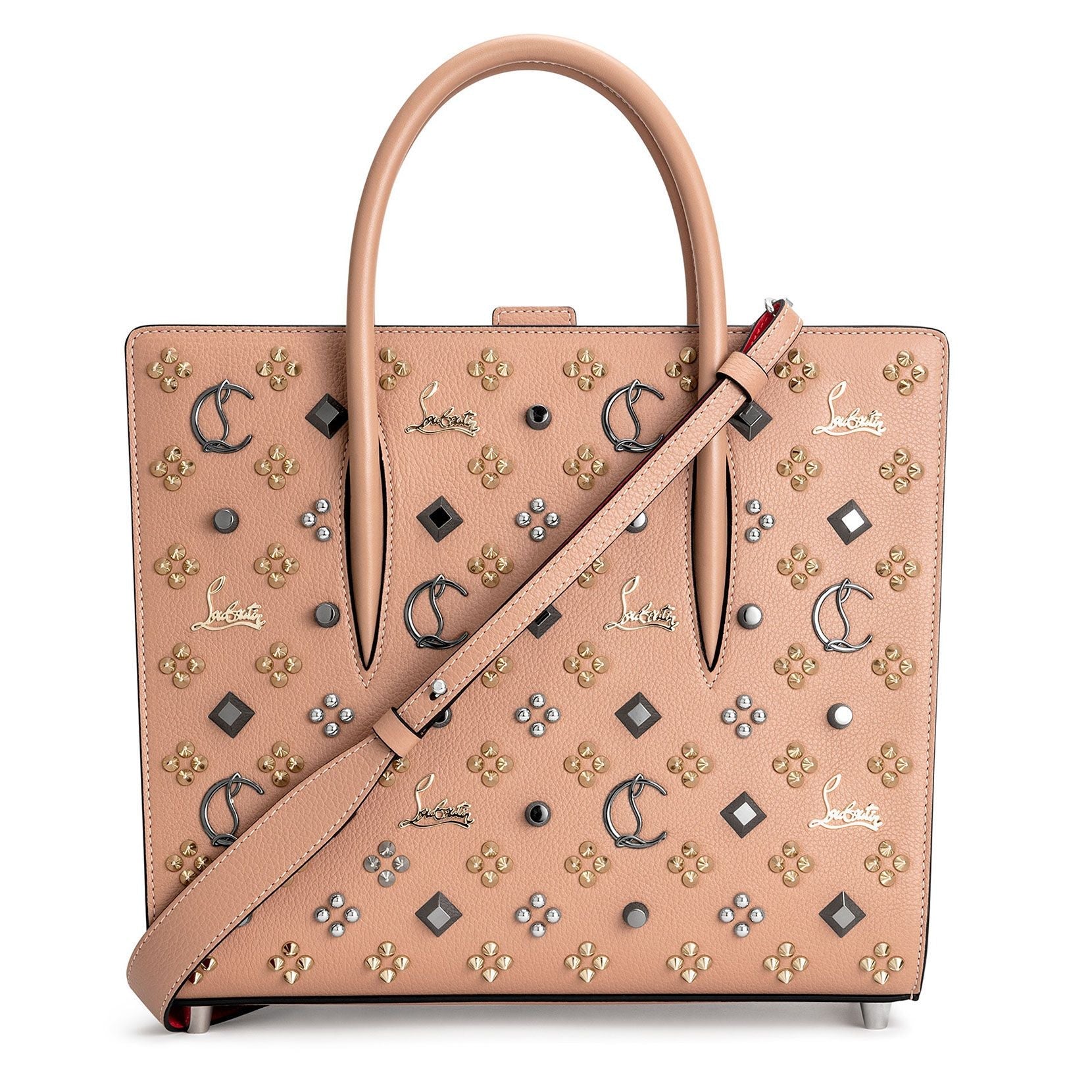 Christian Louboutin | Paloma medium beige loubinthesky bag | Savannahs