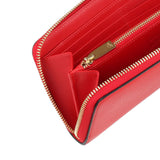 Panettone red leather wallet