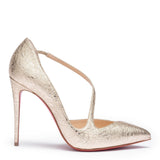 Jumping 100 vintage platinum pumps