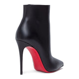 So Kate 100 black leather ankle boots