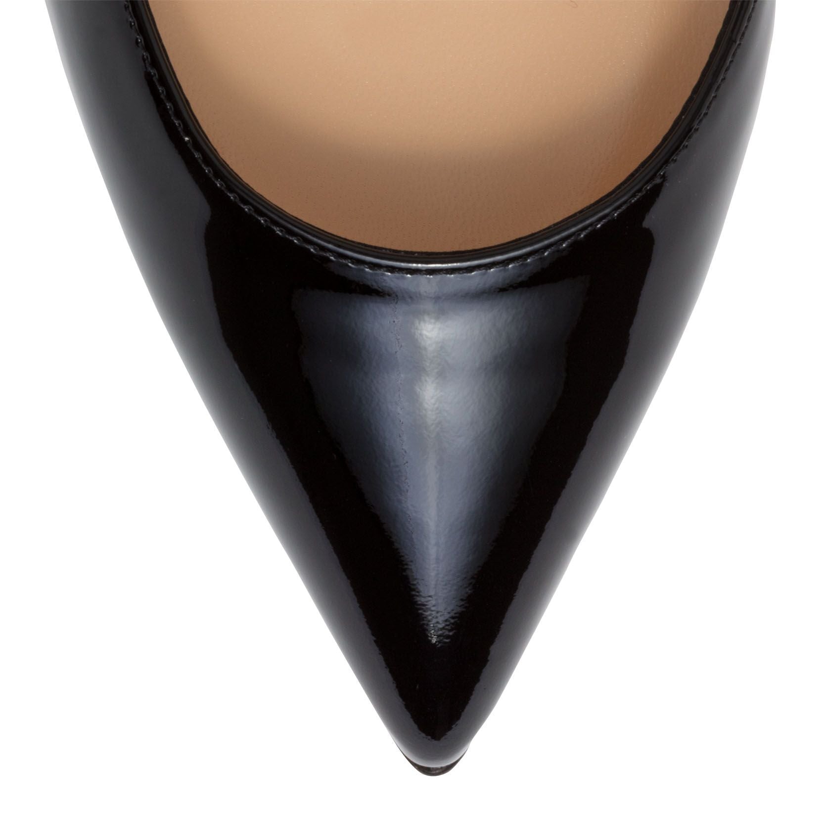 Christian Louboutin | Pigalle 85 Black Patent Leather Pumps
