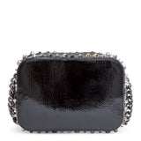 Rubylou mini vintage black patent shoulder bag