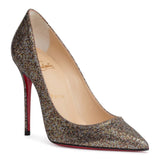 Decollete 100 multi glitter pumps