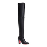 Kiss Me Gena 85 black thigh boots