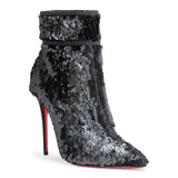 Moulakate 100 black paillette booties