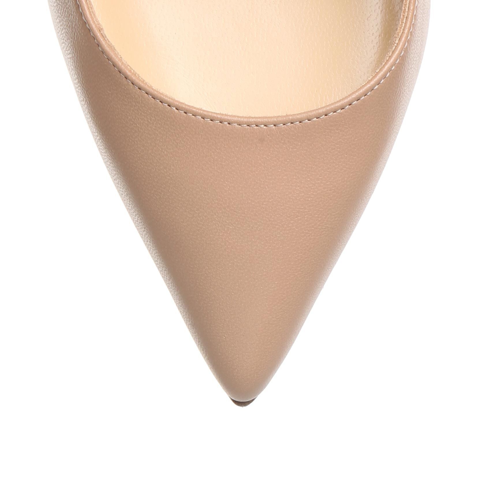 Christian Louboutin | Pigalle Follies 85 beige pumps | Savannahs