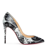 Pigalle Follies 100 Nicograf black patent leather pumps