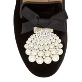 Pradomoc velvet flats