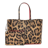 Cabata leopard print leather tote