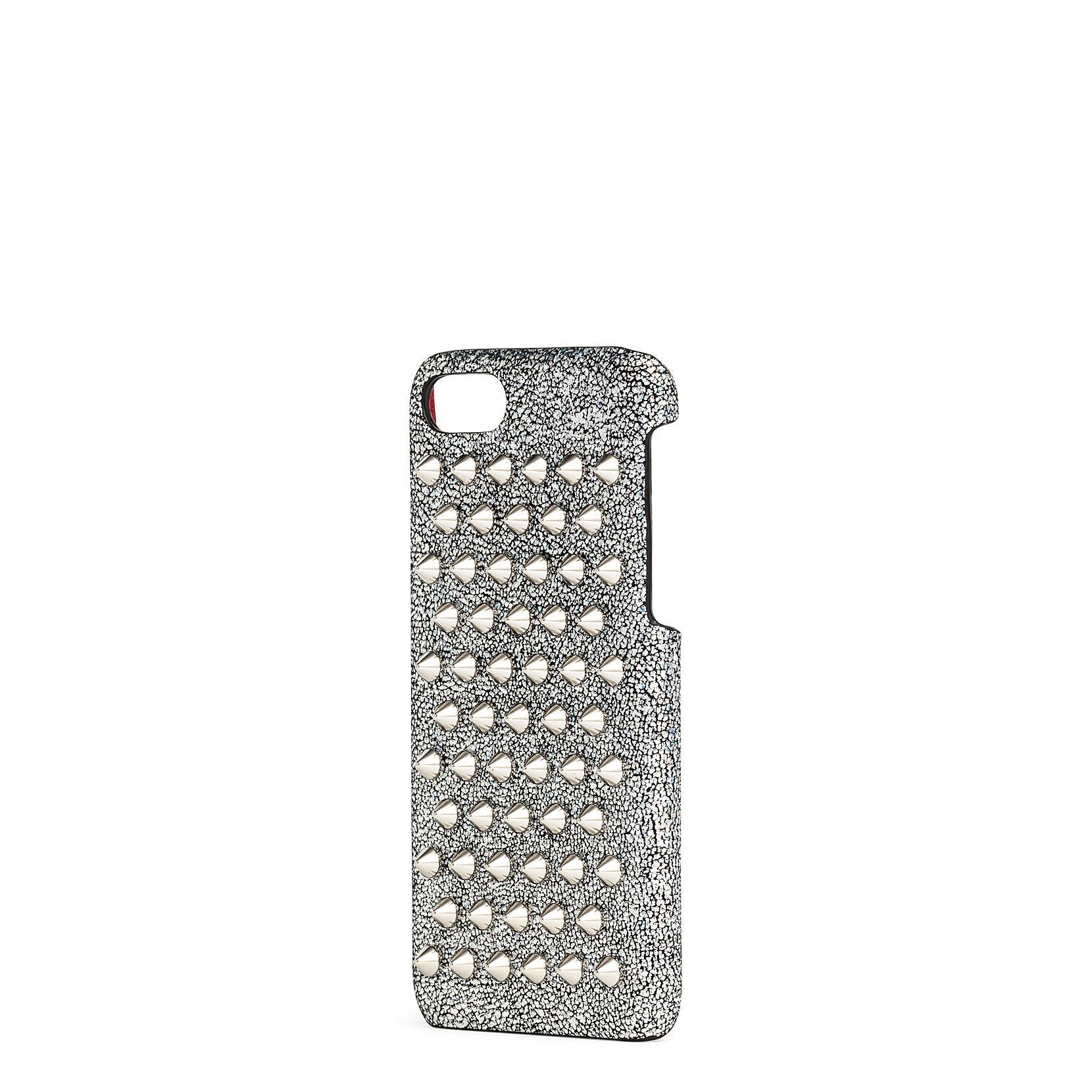 Christian Louboutin | Loubiphone 7 and 8 silver spikes iPhone case | Savannahs Christian Louboutin | Loubiphone 7 and 8 silver spikes iPhone case | Savannahs