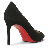 Kate 85 black suede pumps