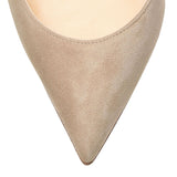 Pigalle Follies 100 nocciola suede pumps