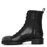 Ts Croc flat black ankle boots