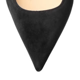 Kate 55 black suede pumps