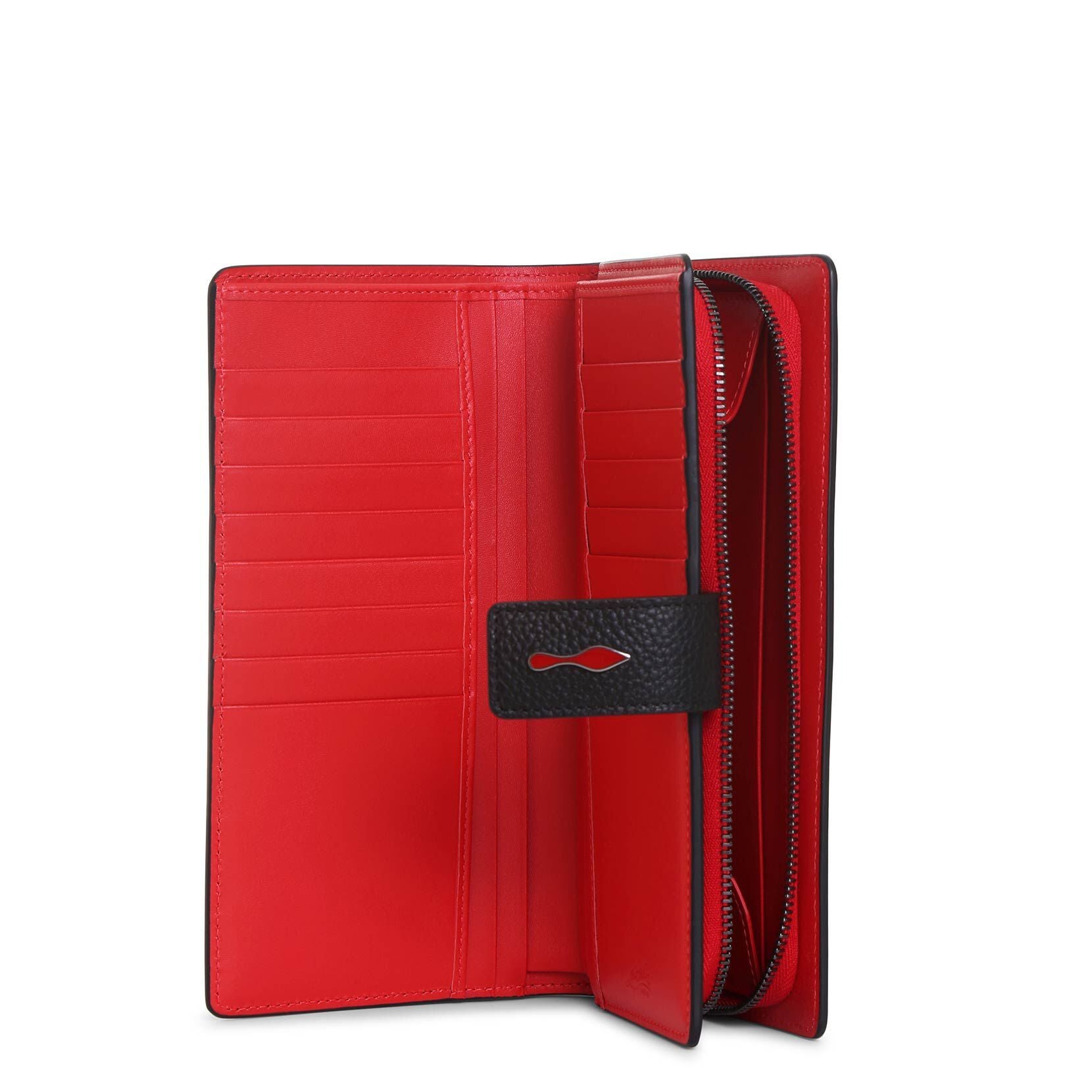 Christian Louboutin | Paloma black and red wallet | Savannahs