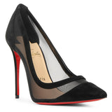 Galativi 100 black suede pumps