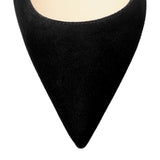 Kate 100 black suede pumps