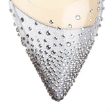Spikaqueen 55 PVC blue glitter pumps