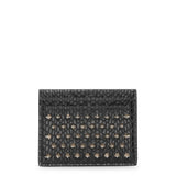Kios black leather card holder