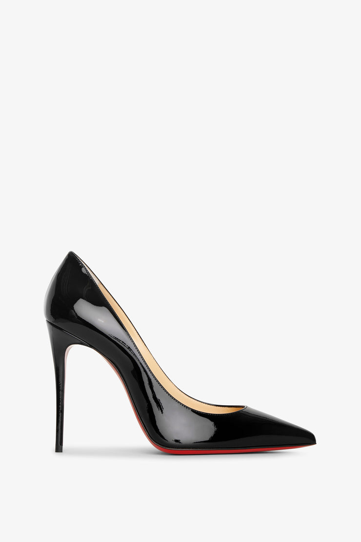 Kate 100 black patent pumps - Main Image