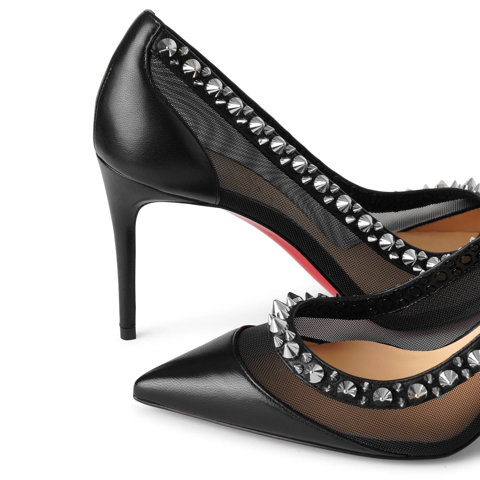 Christian Louboutin | Galativi spikes 85 black pumps | Savannahs