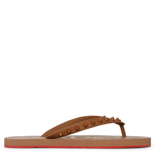 Christian Louboutin | Loubi flip donna flat nude 5 | Savannahs