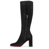 Cavalika 85 black suede boots
