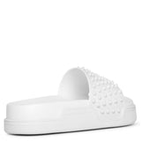 Pool Fun Donna spiked leather slides