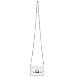 Elisa chain cardholder white and silver