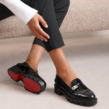 Lock Woody Flat patent loafers