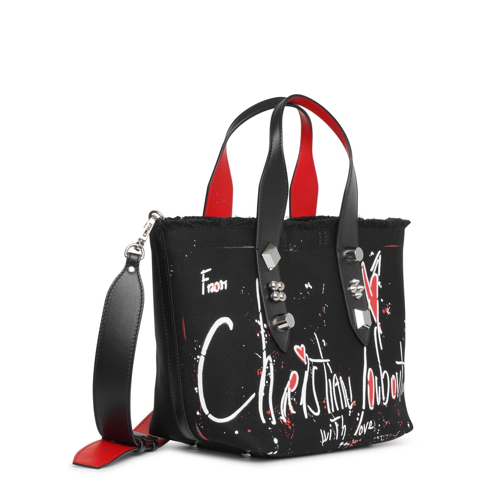 Christian Louboutin | Frangibus Small black tote bag | Savannahs