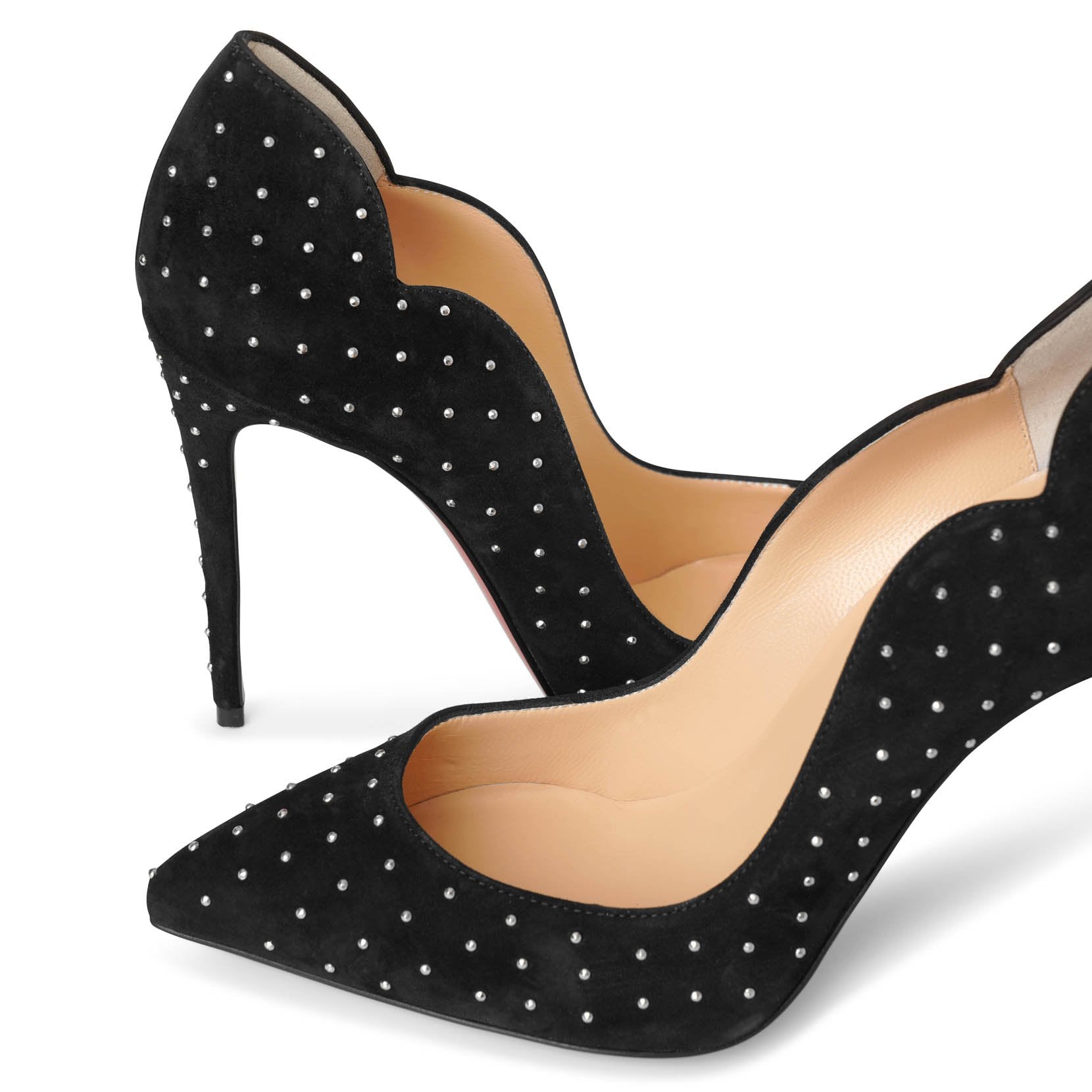 Christian Louboutin | Hot Chick 100 plume suede pumps | Savannahs