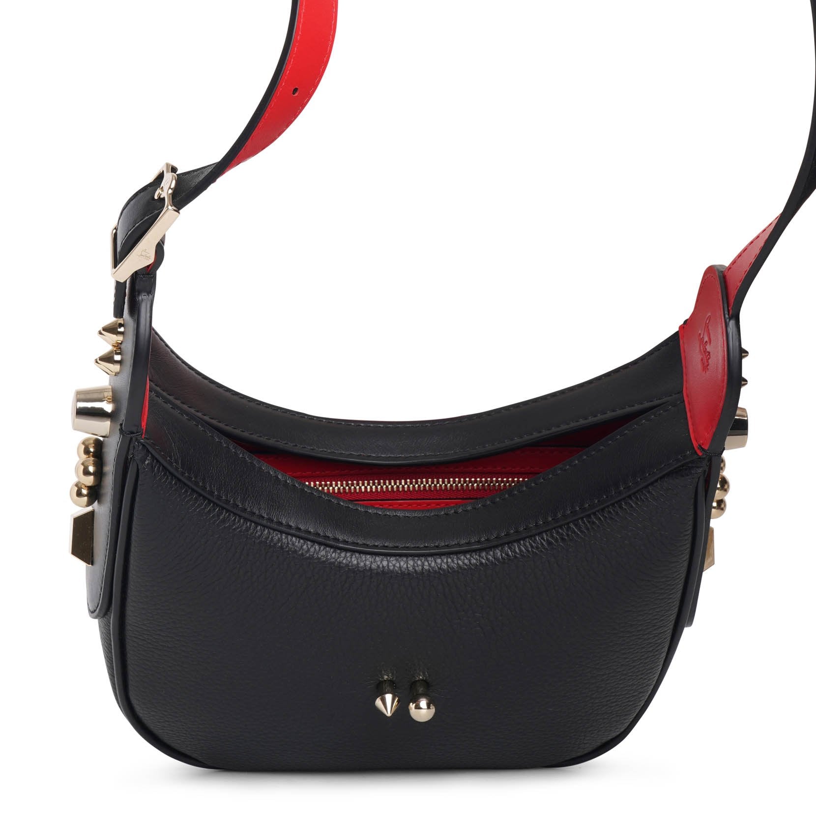 クリスチャンルブタン 22-23AW CARASKY ショルダーバッグ 関税送料込】ルブタン Carasky Mini leather shoulder bag (Christian