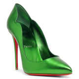 Hot Chick 100 spinach laminato pumps