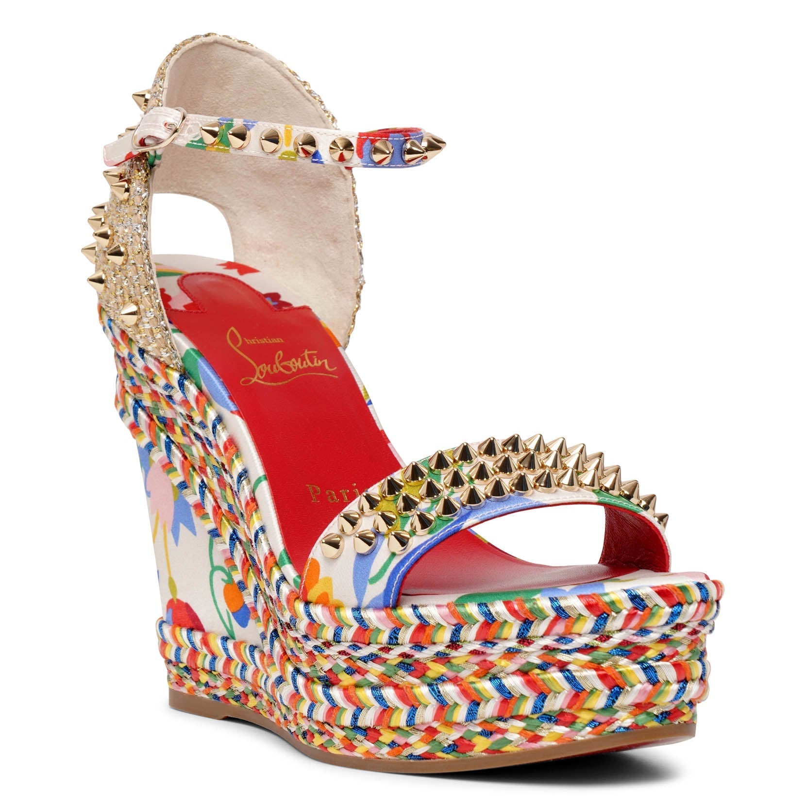 Christian Louboutin | Madmonica multi espadrille wedge sandals