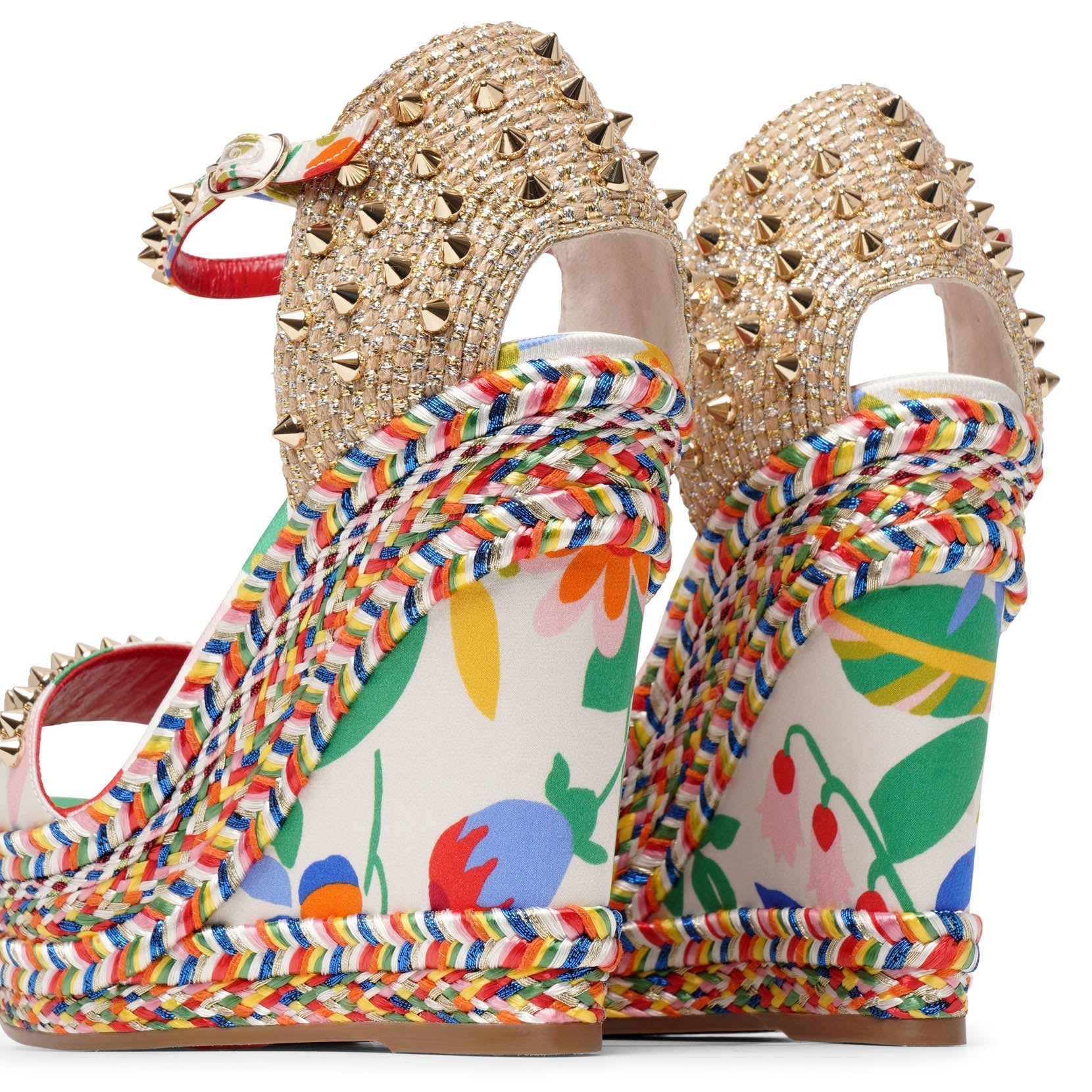 Christian Louboutin | Madmonica multi espadrille wedge sandals