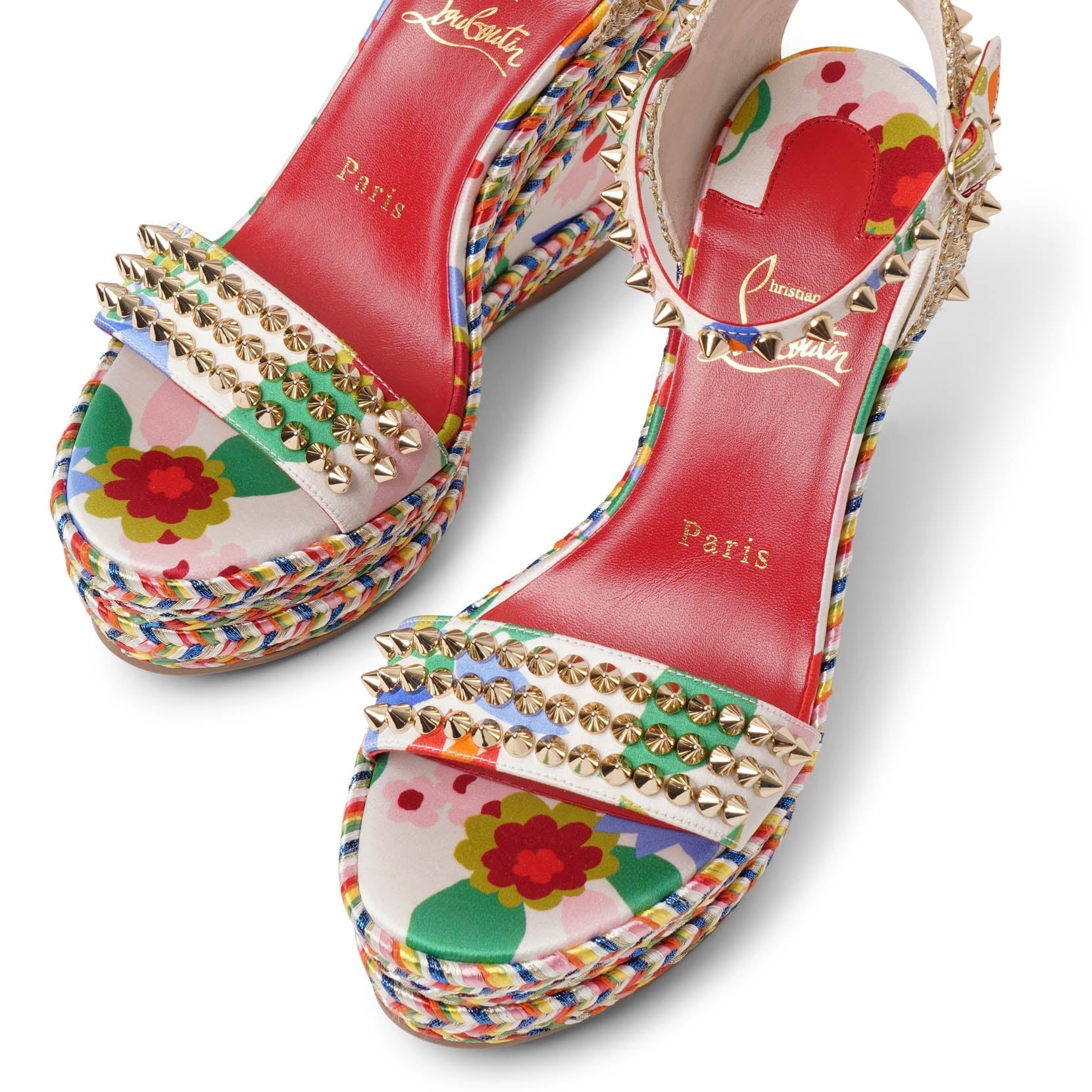 Christian Louboutin | Madmonica multi espadrille wedge sandals