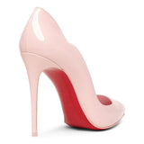 Hot Chick 100 pink patent pumps