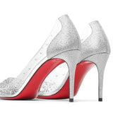 Degrastrass 85 glitter pumps